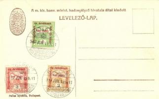 '20. számú csataképes kártya' Károly Ferencz József főherceg trónörökös a főhadiszálláson ...