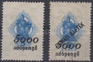 1946 2 db okmánybélyeg