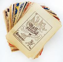 cca 1930-1940 34 db régi kiadvány, ritkaság: Meseország a Filmszínház gyermeklapja, Kis Magazin, Kis Színházi Élet, Bonzó Muki kalandjai, Karácsonyi Béke, Boldog Ifjúság stb.