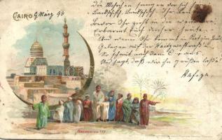 1898 Cairo, Backchich, litho (b)