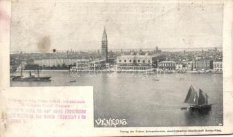 1898 Venice, Venezia; St Mark's Campanile (small tear)