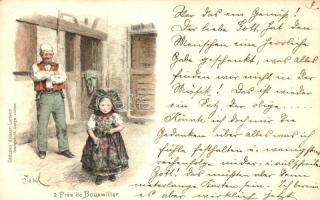 Costumes d'Alsace-Lorraine / French folklore from Bouxwiller s: Issel (Rb)