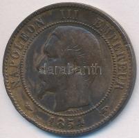 Franciaország/Második Császárság 1854A 10c Br "III. Napóleon" T:2-
France/Second Empire 18...