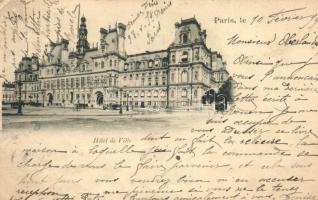 1899 Paris, Hotel de Ville (EK)
