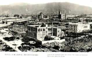 Hiroshima, Memorial sceneries of a bombed Hiroshima - 9 unused postcards from the 1950s