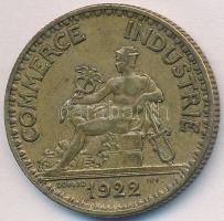 Franciaország 1922. 2Fr BrAl "Kereskedelmi Kamara" T:2-
France 1922. 2 Francs BrAl "C...