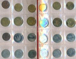 Görögország ~119db-os fémpénz gyűjtemény 2 éremtartó albumban, benne ezüst darabok T:vegyes
Greece ~...