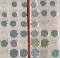 Görögország ~119db-os fémpénz gyűjtemény 2 éremtartó albumban, benne ezüst darabok T:vegyes
Greece ~...