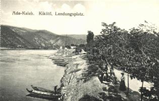 Ada Kaleh, Kikötő / port with boats