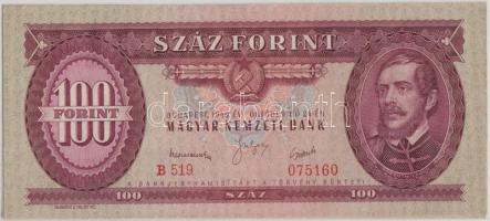 1949. 100Ft (2x) sorszámkövetők T:I- széleken kis kopások