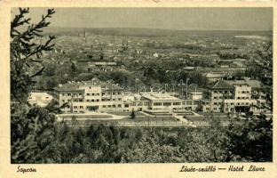 6 db vegyes képeslap magyar szállodákról, több háború előtti darabbal / 6 postcards of Hungarian hot...