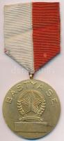 1951. "Bástya S.E. 1951. X. 7. I. díj" aranyozott Br díjérem mellszalagon. Szign.: TK (49mm) T:2