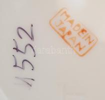 4 db gazdagon díszített japán teás és kávés kanna illetve tárolóedény, jelzett, kopásnyomokkal és le...