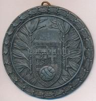 1946. "MLSZ (Magyar Labdarúgó Szövetség) / Budapest-Bécs 1946. IV. 14." fém díjérem (47mm) T:2,2-