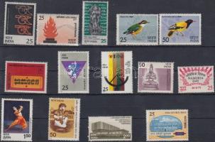 14 diff stamps, 14 klf bélyeg