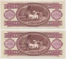1992. 100Ft (2x) sorszámkövetők T:I