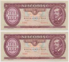 1993. 100Ft (2x) sorszámkövetők T:I