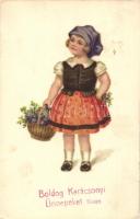 Hungarian folklore litho (EK)