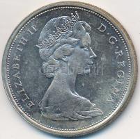 Kanada 1965. 50c Ag "II. Erzsébet" T:2 Canada 1965. 50 Cents Ag "Elizabeth II" C:XF
