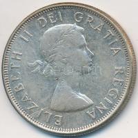 Kanada 1963. 50c Ag "II. Erzsébet" T:2 Canada 1963. 50 Cents Ag "Elizabeth II" C:XF