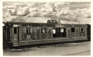 Szent István Jubileumi év 1938; a Szent Jobb aranyvonata So. Stpl