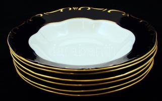 Zsolnay Pompadour hiányos étkészlet, jelzett, hibátlan, összesen: 23 db