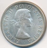 Kanada 1962. 50c Ag "II. Erzsébet" T:2 Canada 1962. 50 Cents Ag "Elizabeth II" C:XF