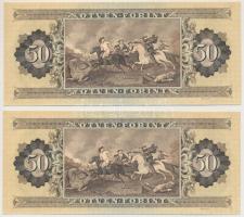 1983. 50Ft (2x) sorszámkövetők T:I