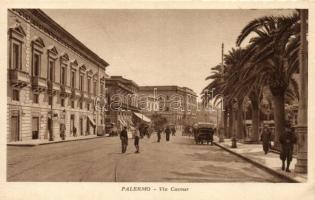 24 db használatlan, háború előtti olasz képeslap (két sorozatból - Roma és Palermo) / 24 unused Ital...