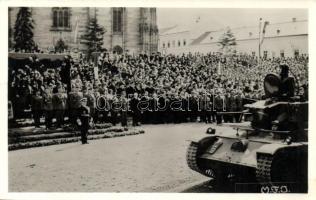 1940 Kolozsvár, bevonulás / entry of the Hungarian troops, Horthy, vissza So. Stpl