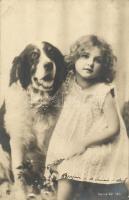 5 db régi KUTYÁS motívumlap / 5 dogs topic postcards