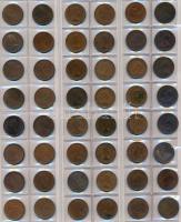 Kanada ~170db-os fémpénz gyűjtemény érmetartó albumban T:vegyes
Canada ~170pcs of coins in collector...