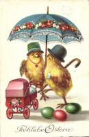 14 db háború előtti, ünnepi üdvözlőlap, közte lithók is / 14 mixed festive greeting cards