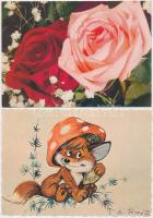 100 db vegyes témájú, használatlan modern képeslap / 100  mixed, unused postcards