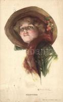 Haughtiness / Lady with hat, Reinthal & Newman Series. No. 379. s: Philip Boileau