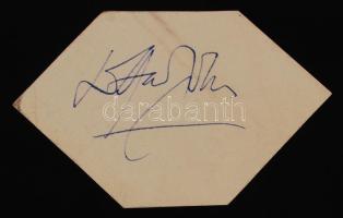 Elton John aláírása kivágáson