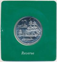 Ausztrália 1988. 10$ Ag "Phillip kormányzó érkezése" dísztokban tanúsítvánnyal T:1
Austral...