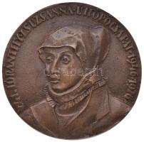 1976. "241. Lórántffy Zsuzsanna Úttörő Csapat 1946-1976" Br emlékérem (91mm) T:2-