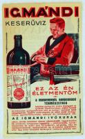 cca 1920-1930 A Komárom-Esztergom megyei Igmándi Keserűvíz szórólapja