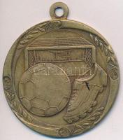 Olaszország DN Labdarúgó Br emlékérem füllel (50mm) T:2 kis folt Italy ND Football commemorative Br medal with ear (50mm) C:XF small stain