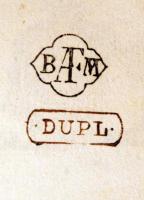 Jelzés nélkül: 2 db klisé: címer és fegyveres őr, klisé, papír, 7×5 és 11×8,5 cm