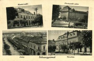 Balassagyarmat, Kaszinó szálló, Városháza, Törvényszék, zsinagóga (fa)