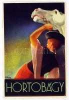 cca 1920-1930 A Hortobágy német nyelvű ismertető füzete képekkel illusztrálva / cca 1920-1930 Hortobágy, Hungary, German tourist guide