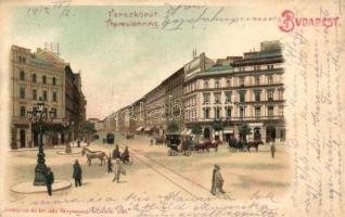 Budapest VI. Teréz körút, litho