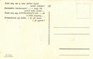 Játékbolt reklám, Képzőművészeti Alap kiadása / Hungarian toy advertisement