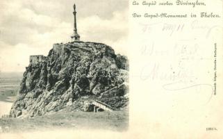 1899 Dévény, Árpád szobor / statue