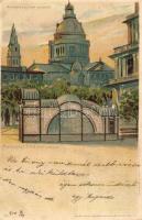 Budapest, Földalatti vasút, Kosmos No. 175. hold to light litho (EK)