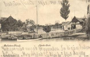 Balatonfüred, Yacht klub, csónak (EK)