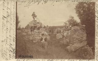 Ipolyság kirándulók / hikers, photo (EK)