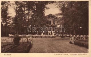Kassa, Gajda fürdő, Kert vendéglő / restaurant (EB)
